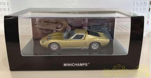 Minichamps 1/43 Lamborghini Miura S 1969 Minicar - Picture 1 of 2
