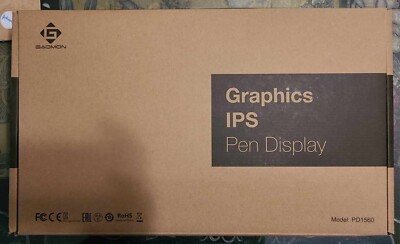 GAOMON PD1560 15.6 inch 1080p Graphic Tablet with Pen and Arm Stand - Black
