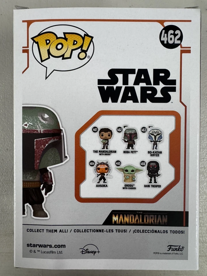Boba Fett 462 ~ Star Wars: The Mandalorian ~ Vinil Funko Pop - Imagem 3 de 4