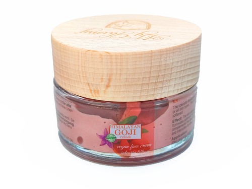 LUXUS 50 ml Himalaya Bio GOJI-BEEREN Natur Gesichtscreme HYALURONSÄURE Anti Age - Bild 11 von 12