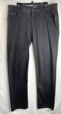 Brax Men's Feel Good Cooper Denim Jeans 38x32 Charcoal Gray Regular Fit