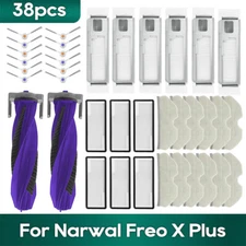 Replacement Parts for NARWAL K1 Freo X Plus Robot Vacuum Cleaner Brush Mop Bags