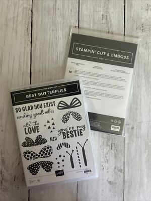 Stampin Up! BEST BUTTERFLIES Stamps & BUILD A BUTTERFLY Dies + FREE ...