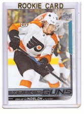 Oskar Lindblom 2018-19 Upper Deck Sr.1 Young Guns Rookie Card #218