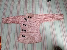 China antique Qing Dynasty silk tops, Vintage Embroidered Costume Collectible
