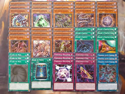 #ad Yugioh Tindangle Deck 43 Cards Dholes Jhrelth Complete Budget Tournament Ready $19.99