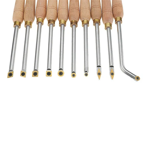 Herramientas de torneado de madera punta de carburo torno de carpintería de mano cortador de inserción - Imagen 1 de 10