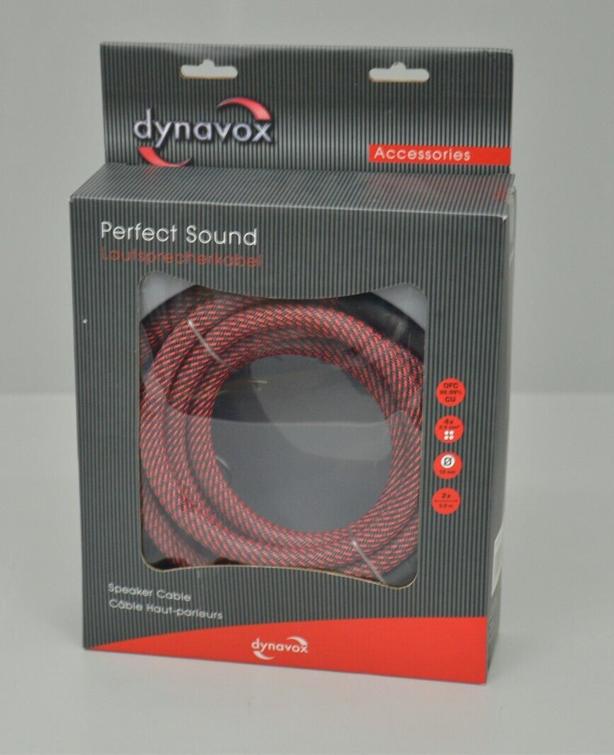 Thumbnail - Dynavox Perfect Sound Lautsprecherkabel-set 2x3m 12mm 4x2.5mm Ofc