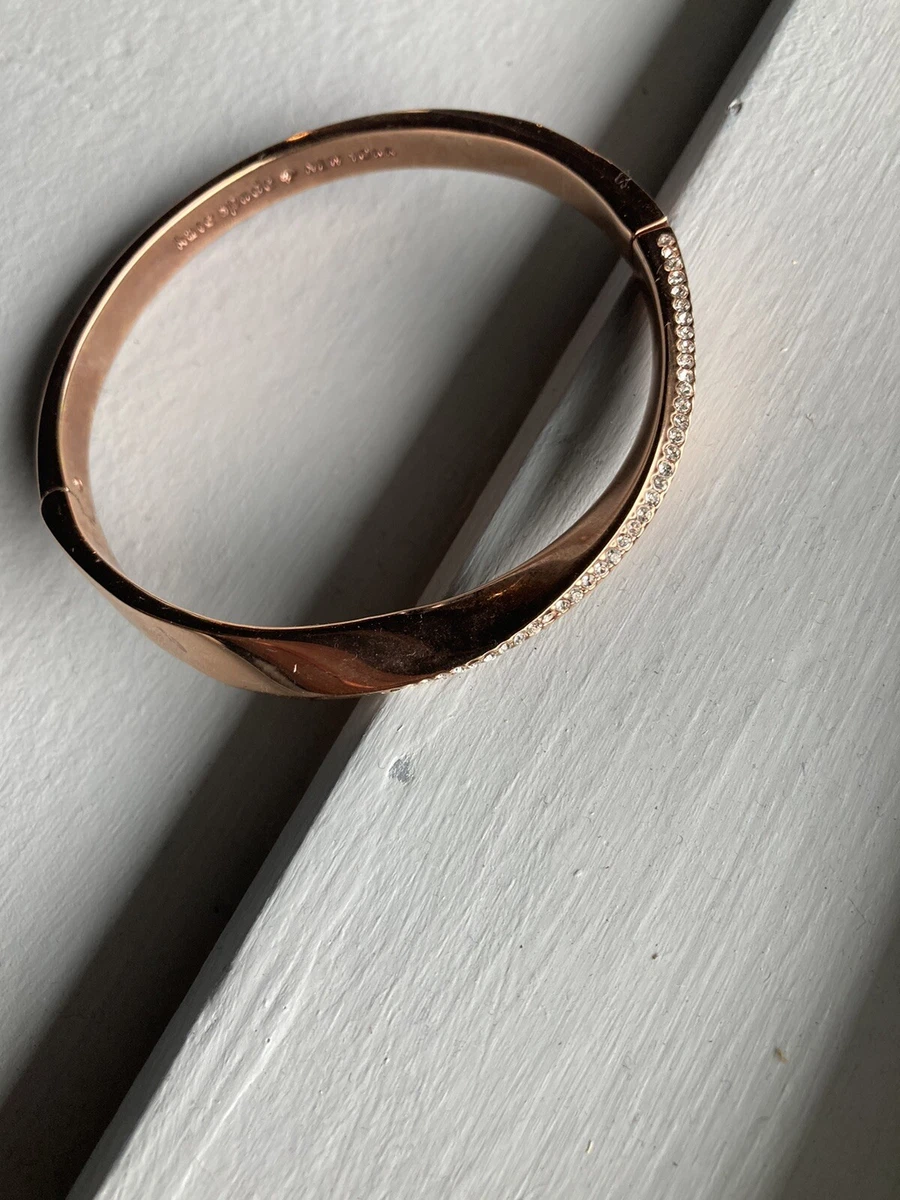 Kate spade do the twist bangle hotsell rose gold