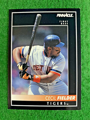 1992 Score Pinnacle #4 Cecil Fielder Detroit Tigers MLB