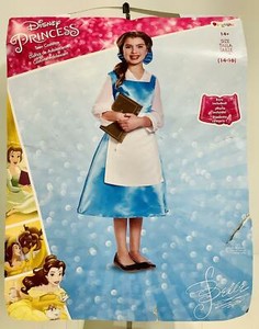 Disguise Disney Princess Belle Beauty The Beast Blue Dress Halloween Costume Ebay