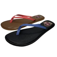 Sanuk Flip Flops Womens Thong Sandals Strappy Lightweight Comfort Yoga Mat Bliss