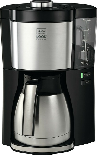Cafetera MELITTA Look V Therm Perfection 1025-16 Negro / Acero cepillado |  Compra online en eBay