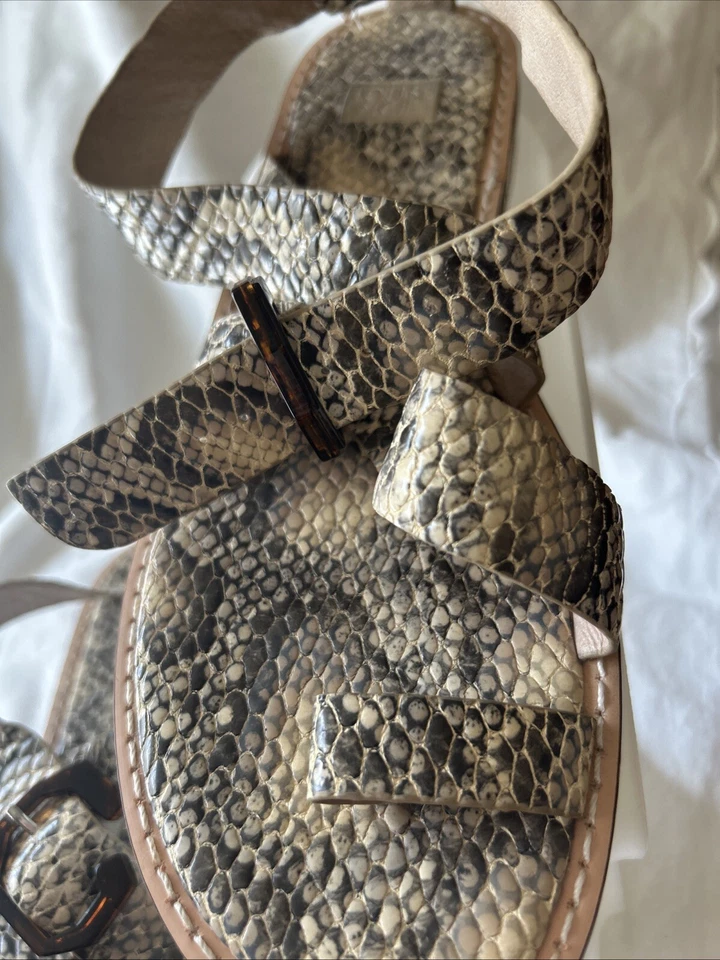 Sandalias Louise et Cie para mujer de piel de serpiente con tiras talla 9 Foto 2 de 4