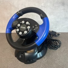 Titan Concepts Tri Format Steering Racing Wheel For PS2 Original Xbox GameCube