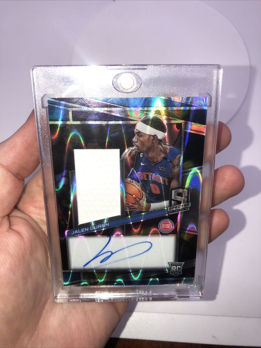 22-23 Panini Spectra Jalen Duren Rookie RC Prizm Jersey 22-23 Panini Spectra Jalen Duren Rookie RC Prizm Jersey