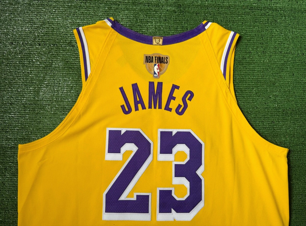 ウェア Lakers CE 22-23 Lebron James Jersey XXL Authentic LeBron James Los Angeles Lakers Finals Nike Vaporknit