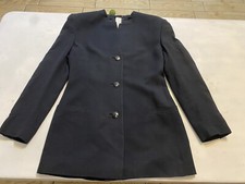 Women  s Vtg Gianni Versace Couture Rayon Silk Long Sleeve Slim Blazer EU42 US8