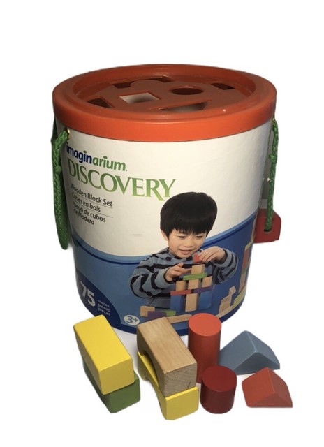 imaginarium discovery wooden block set