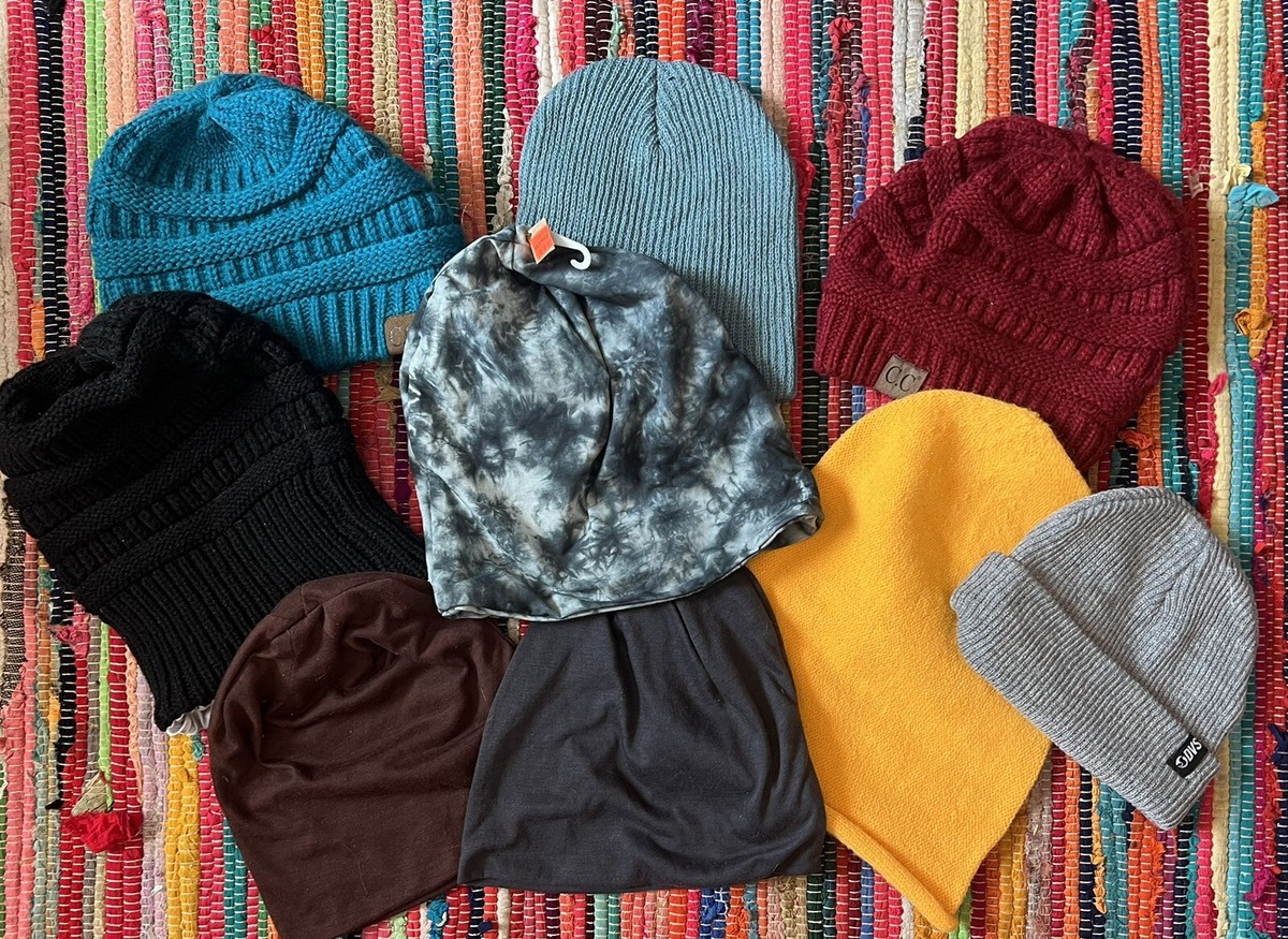 🖤 NWT NWOT WOMEN'S Unisex BEANIE HAT BOHO TOBOGGAN LOT EARTHBOUND