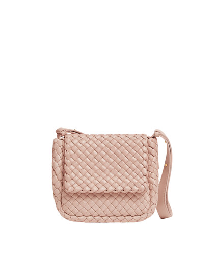 BOTTEGA VENETA Cobble Mini $3900 Lotus Leather Shoulder Bag New And Authentic