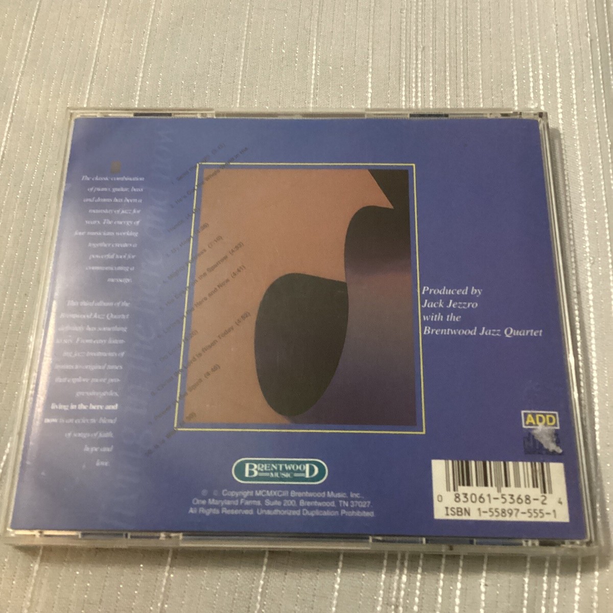 Jack Jezzro Brentwood Jazz Quartet - Living In The Here And Now