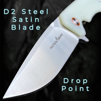 Eafengrow EF960 Pocket Knife D2 Steel Blade G10 Handle