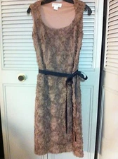 New Cocktail Dress - Von Vonni - Small - Taupe Color