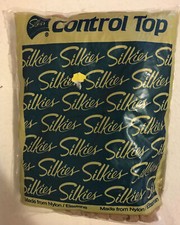 Vintage SILKIES Control Top X Tall Nude Pantyhose Support Legs Large NOS USA