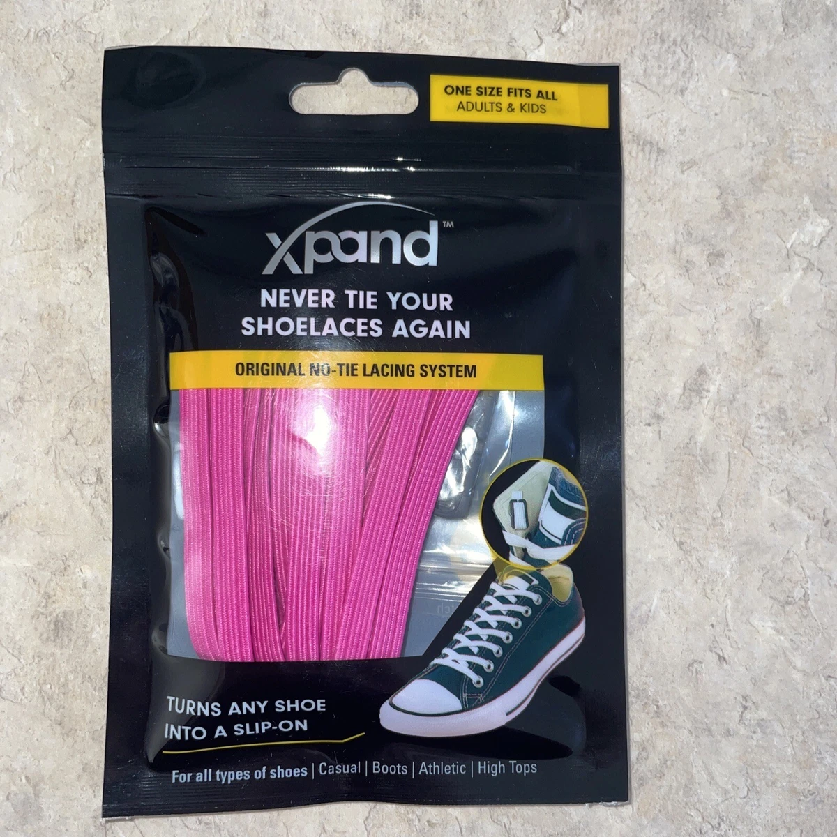 No tie shop lacing system
