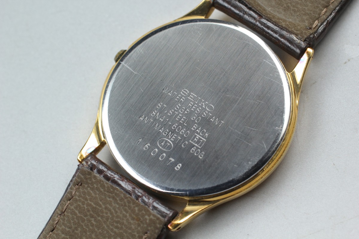 時計 SEIKO DOLCE 8N41-6060 ANTIMAGNETIC 60G SEIKO DOLCE Quartz Watch 8N41-6060 - YouTube