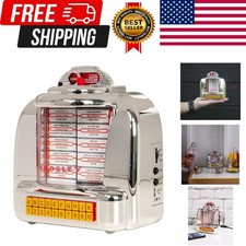 CR1120A-SI Diner Mini Jukebox Bluetooth Tabletop FM Radio