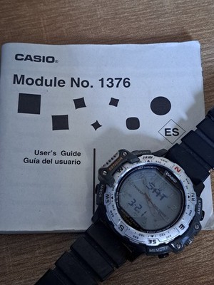 Vintage CASIO Pro Trek Mod. 1376 aus dem Jahr 2001 incl. Papiere