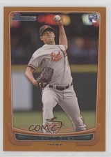 2012 Bowman Draft Orange 187/250 Wei-Yin Chen #45 sh7