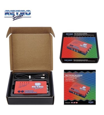 RetroScaler 2x Retro Konsolen auf HDMI Adapter HDMI-kompatibel Konverter ohne Verzögerung