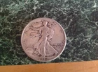 1942 Walking Liberty Half Dollar (green/red)