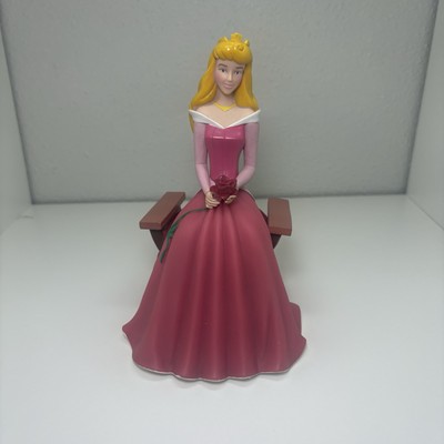 Vintage Disney The Aurora Figure PVC Piggy Bank