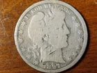 1897-O Barber Half Dollar VG Key Date low mintage 662K