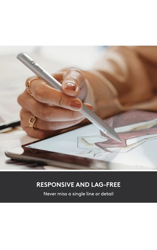 Logitech Crayon digital pencil for iPad (iPads with USB-C ports) - Image 3 of 4