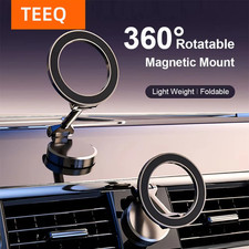 360 Foldable Vacuum Strong Magnetic Phone Holder Suction Cup Car Stand Car Mount