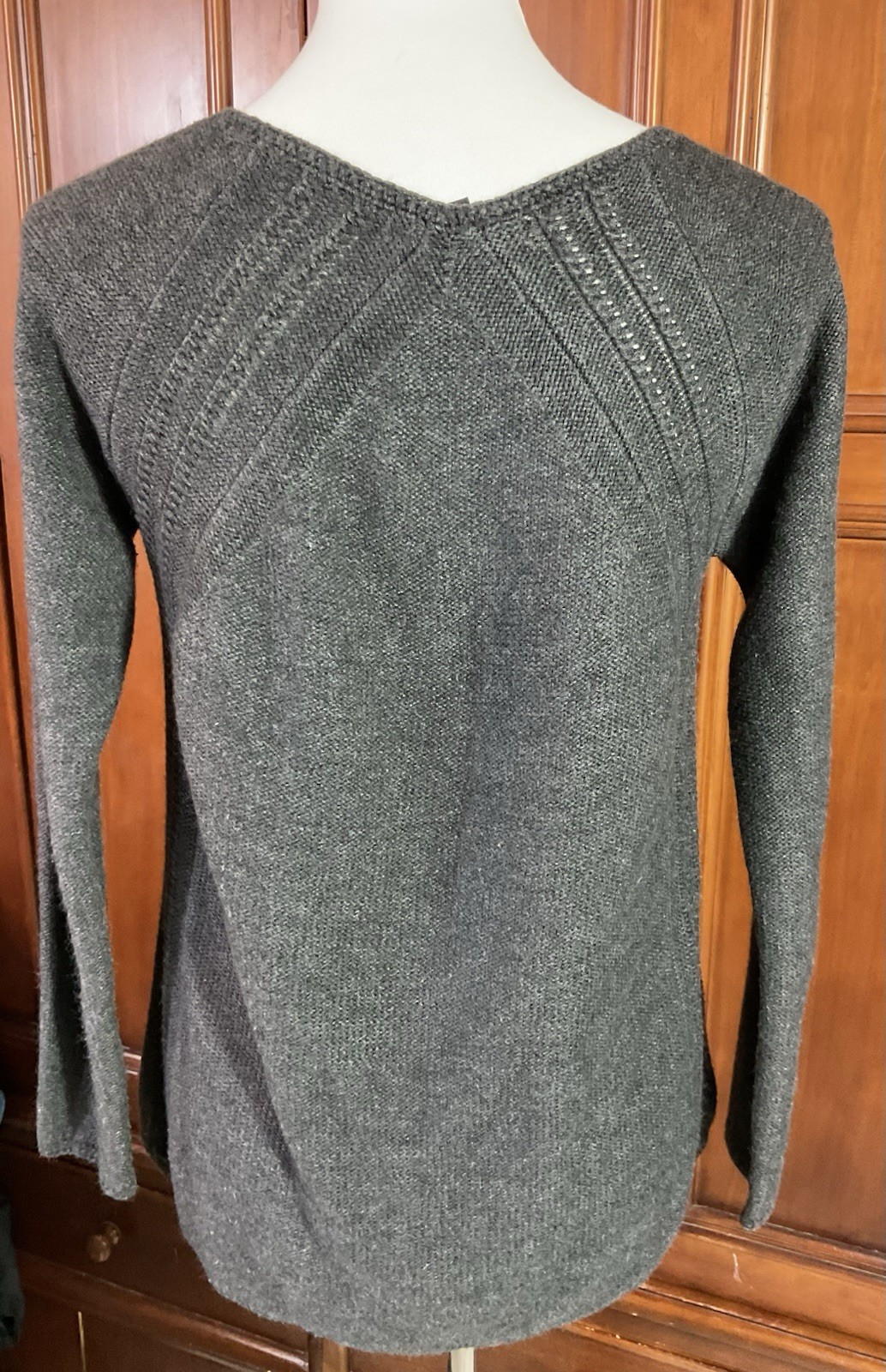 Grace Elements Women’s Solid Charcoal Gray Open K… - image 9