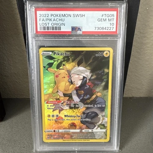 2022 Pokemon PSA 10 SWSH FA/ Pikachu Lost Origin Trainer Gallery TG05