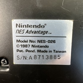 Nintendo NES Advantage Joystick Controller (NES-026) Fast Shipping