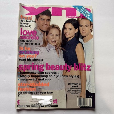 YM Magazine Dawson's Creek Cast April 1998 Y2K Teen Fashion Mag