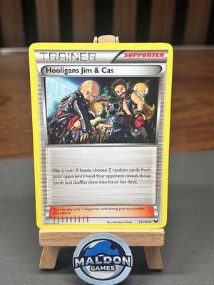 Hooligans Jim & Cas 95/108 Dark Explorers Uncommon NM 2012