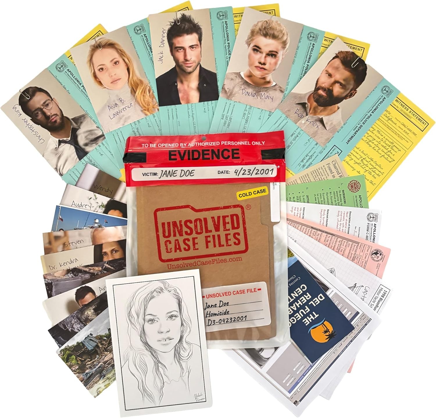 Unsolved Case Files | Doe, Jane - Cold Case Murder Mystery Game - Can You Solve