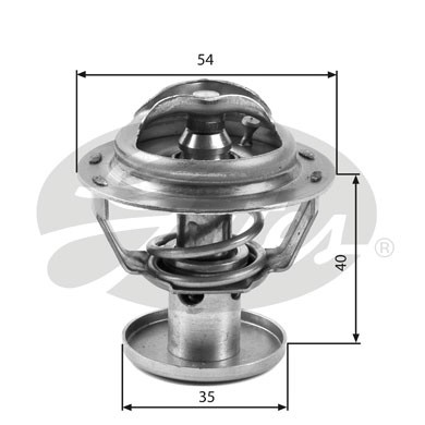 PUERTAS TERMOSTATO REFRIGERANTE MOTOR TH32387G1 P PARA JAGUAR TIPO S 3.0 V6,2.5 V6 - Imagen 2 de 6