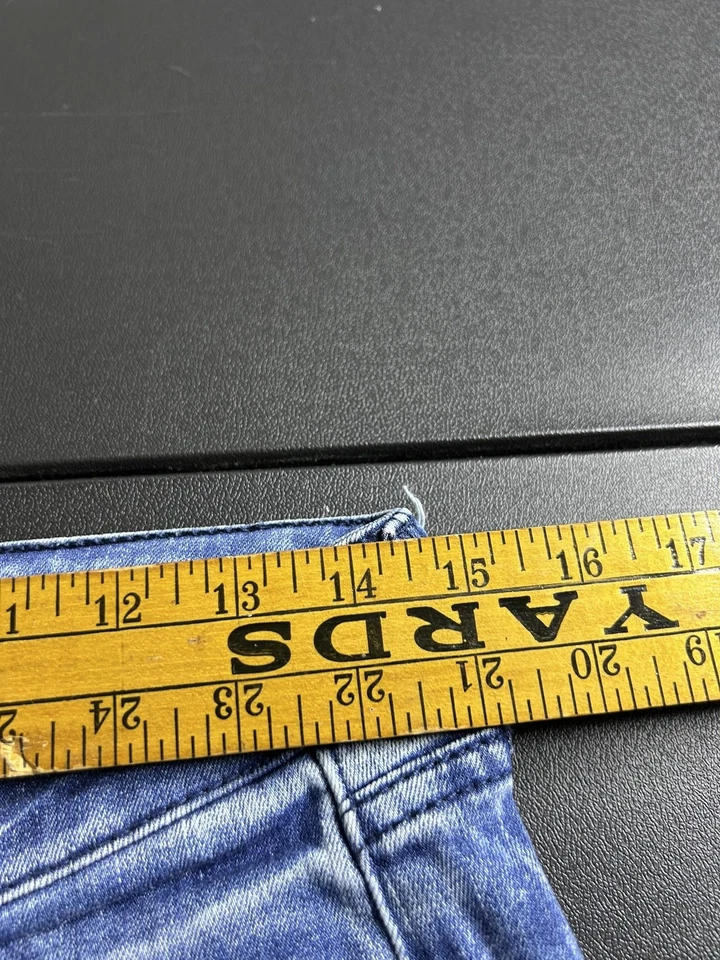 Jeans Arizona Jean Co Juniors 9 Azul Lavado Ácido Jegging Ajustado Elástico Denim Foto 4 de 4