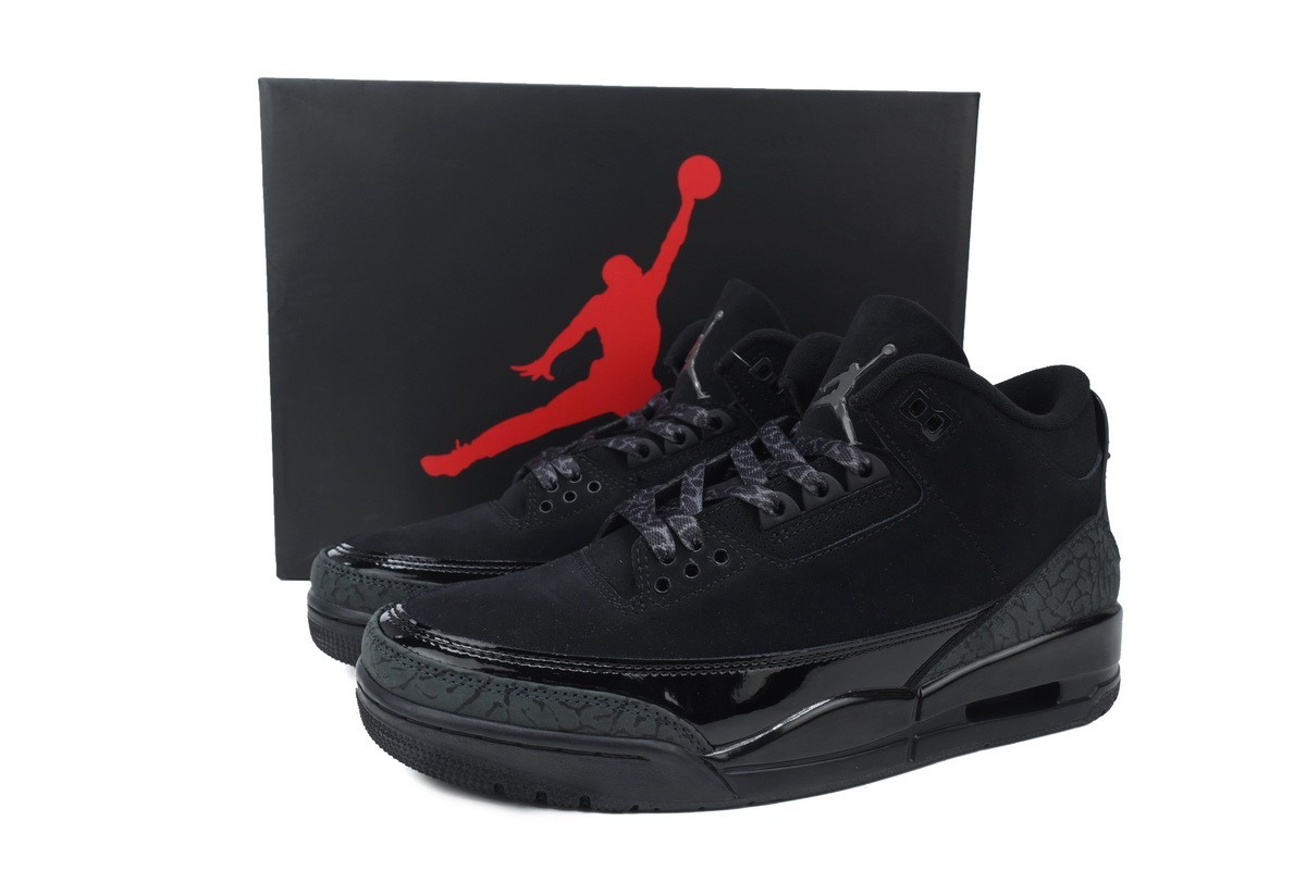 Size 8 - Air Jordan 3 Retro 2025 Black Cat for sale online