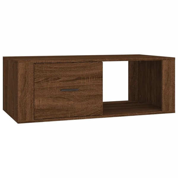 Couchtisch Braun Eichen-Optik 100X50,5X35 Cm Holzwerkstoff-image